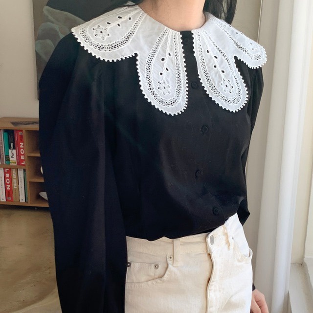 SUXI MỚI Áo sơ mi nữ tay dài phong cách Hàn Quốc dễ phối đồ