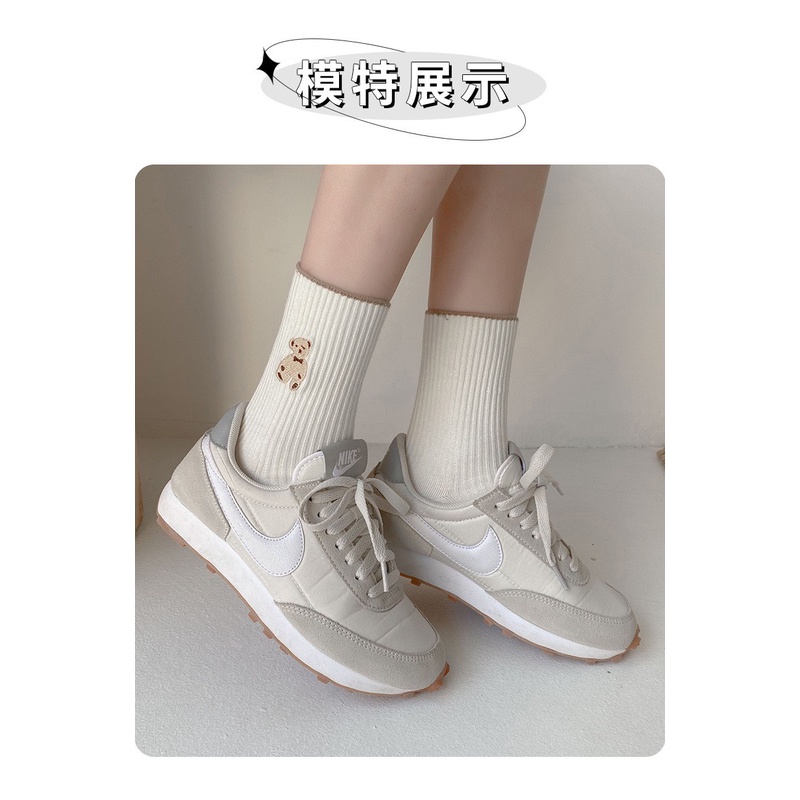 Đôi tất nữ Cổ Cao Kutte Phong Cách Hàn Quốc Vơ nữ