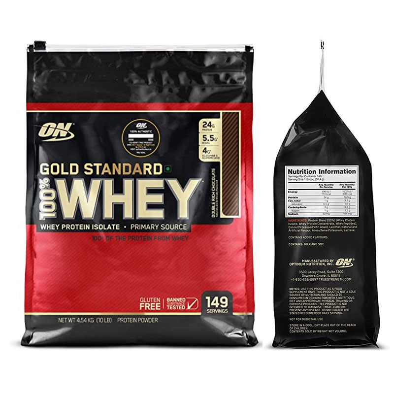 Sữa Dinh Dưỡng Tăng Cơ ON Whey Gold Standard 10lbs (4.54kg) - Chính Hãng 100%