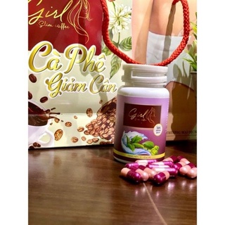 Giảm cân giảm mỡ bụng ca phê Girl dạng viên họp 30 viên