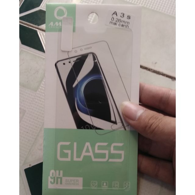 Kính cường lực oppo A3s chống xước , chống vỡ màn hình