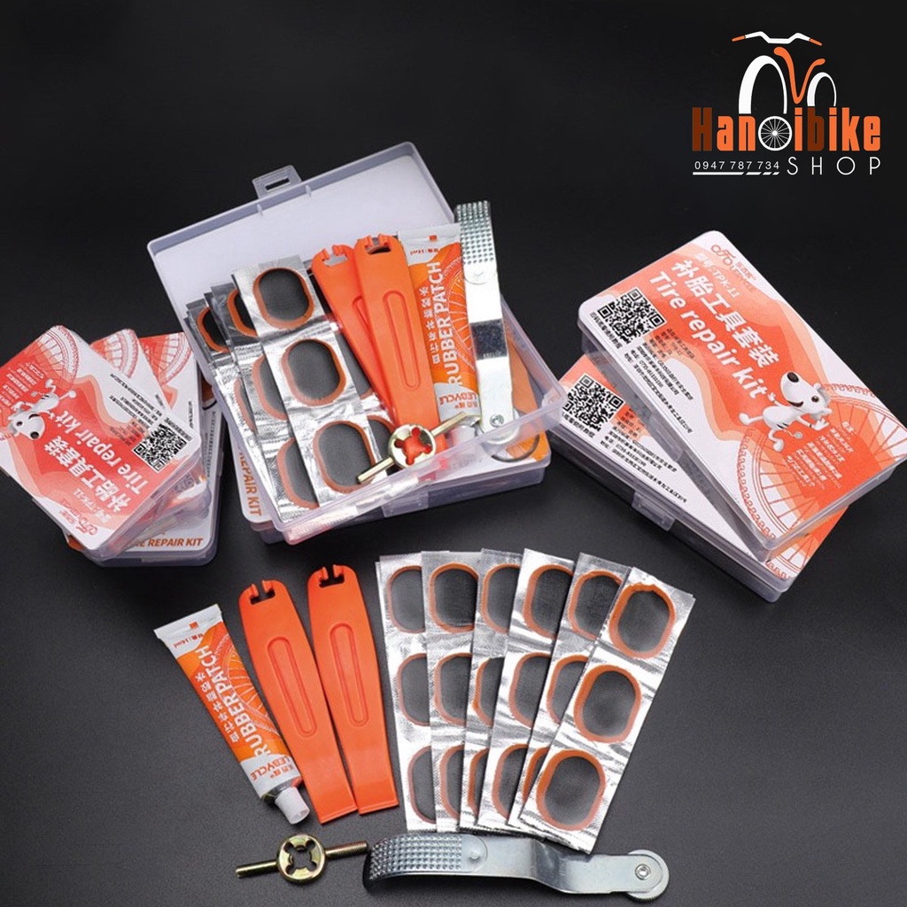Bộ vá săm kèm móc lốp TPK 11
