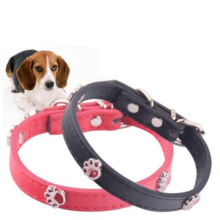 Vòng Cổ Da PU Cho Chó Mèo Vừa và Nhỏ Giao Màu Ngẫu Nhiên