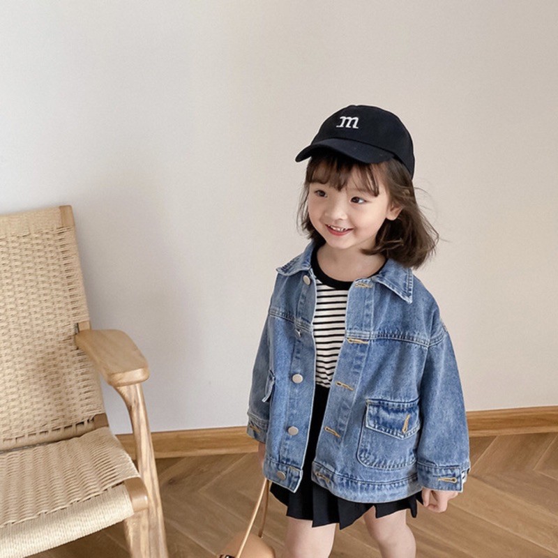 Áo bò bé gái cực chất