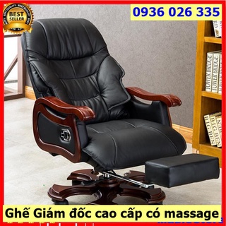 Ghế giám đốc, ghế chủ tịch cao cấp có massage, gác chân S287