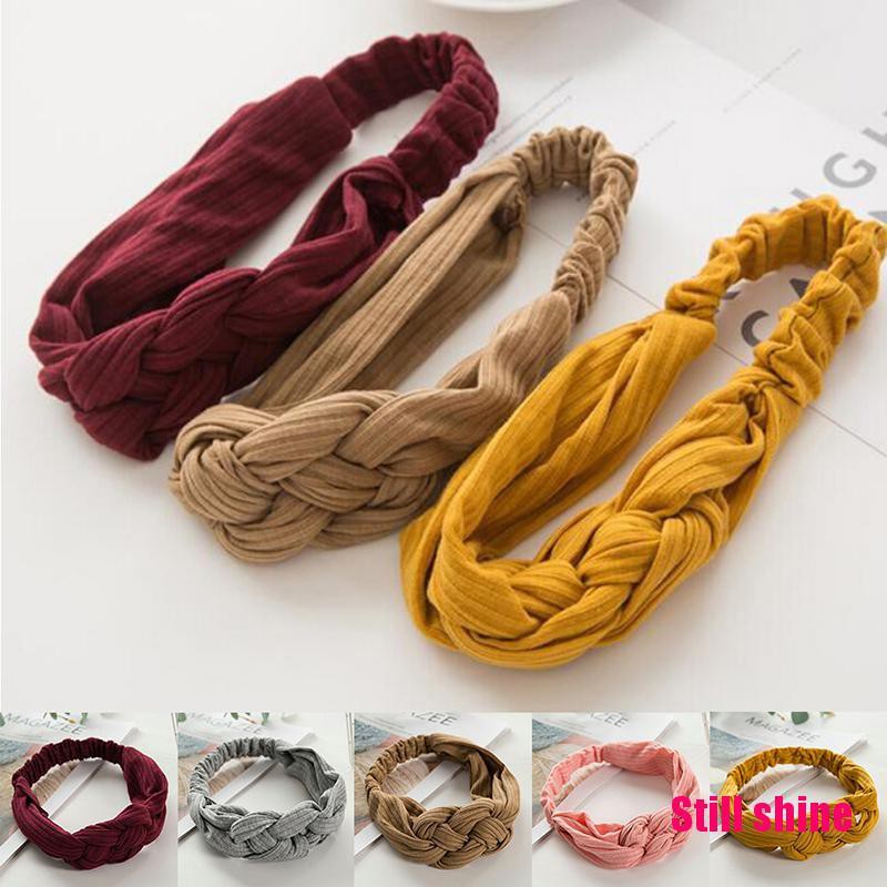 Băng Đô Co Giãn Màu Sắc Thời Trang Cho Nữ