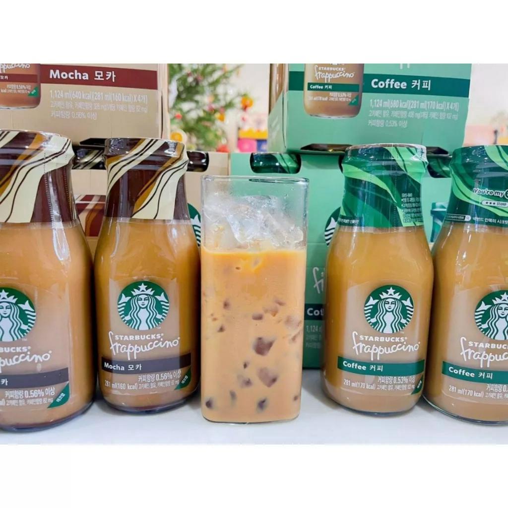 Cafe_STARBUCKS phiên bản CHAI thuỷ tinh