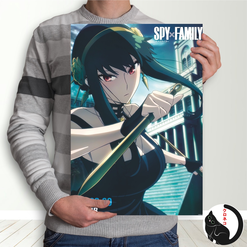 Poster Anime Spy x Family A3 + - Anya Forger Yor Forger Loid Forger