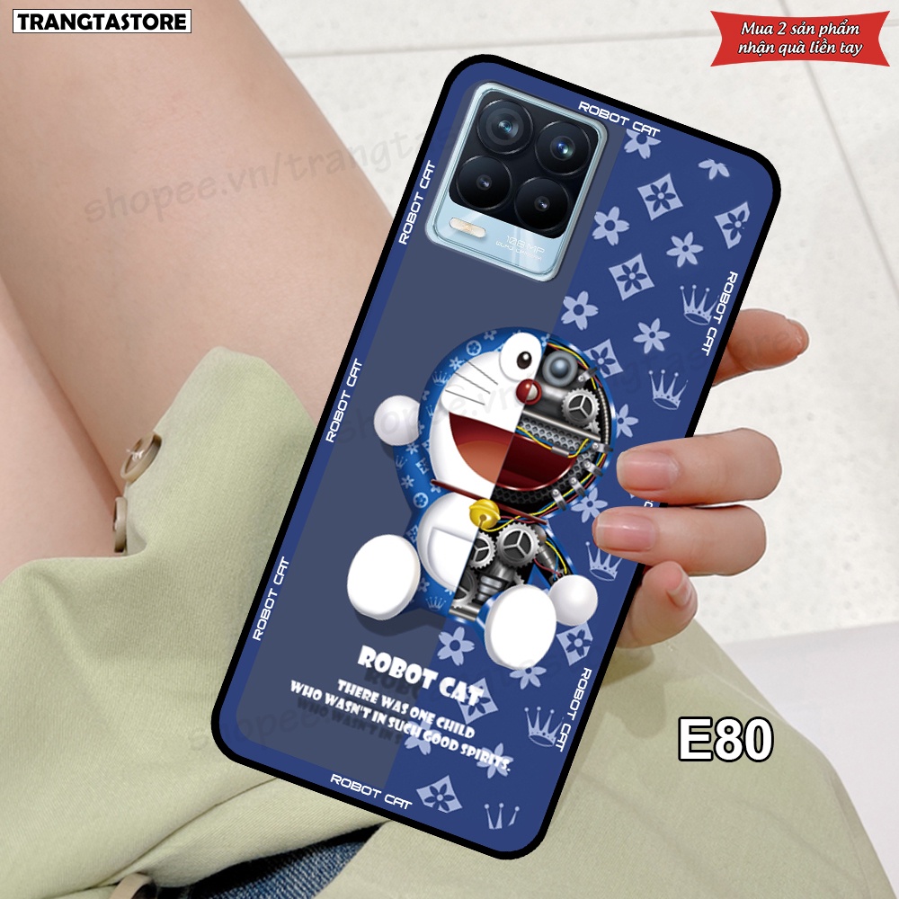 Ốp Realme 8 / 8 Pro in hình gấu Bearbrick,Metal Style,Doremon siêu dễ thương chất lượng