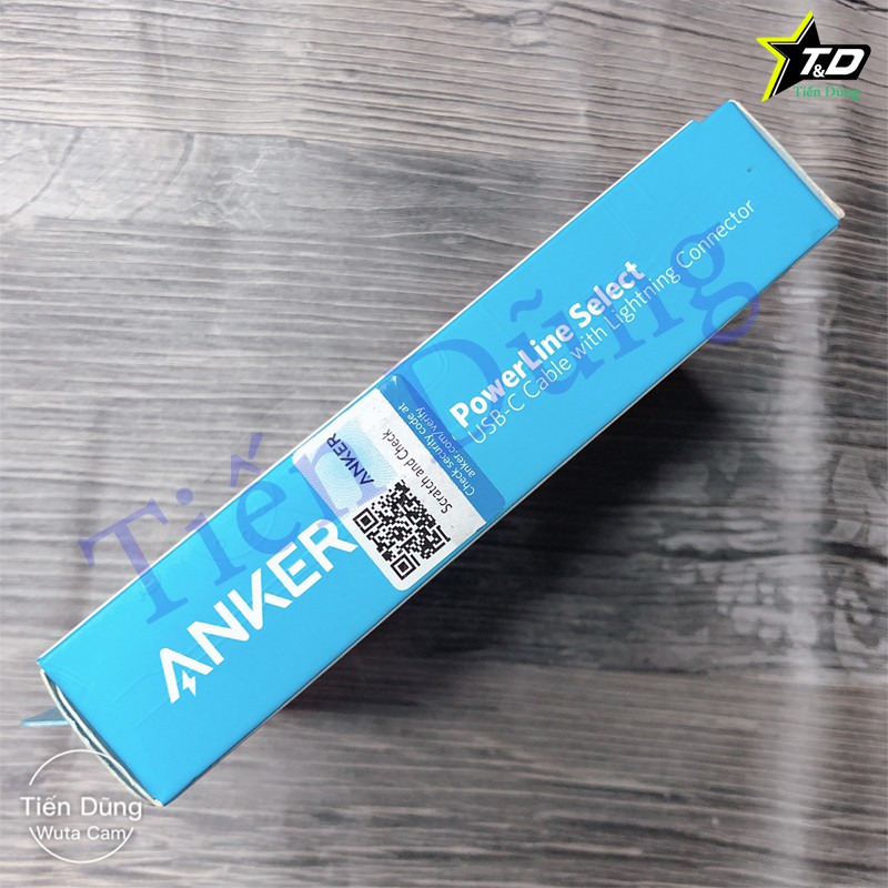 Cáp Anker PowerLine Select Lightning to USB-C dài 1,8m - A8613 - Cáp sạc anker A8613 hỗ trợ sạc nhanh