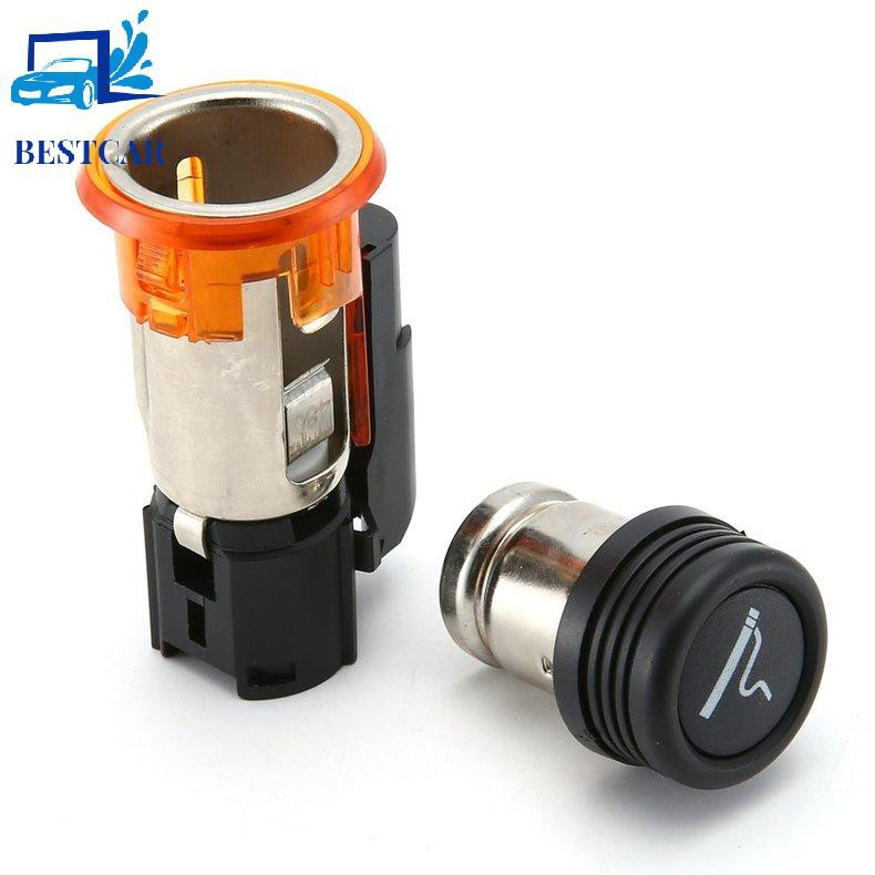 822754 Universal 12V Car Cigarette Lighter Housing Cig Durable Socket