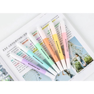 Bút highlight pastel 2 đầu FLUORESCENT PEN (dupe STABILO)