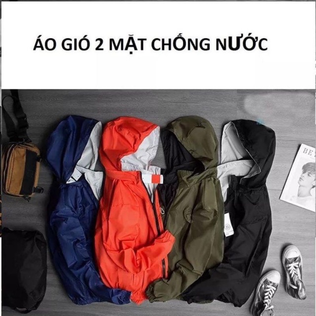 ÁO KHOÁC GIÓ 2 TRONG 1 CHỐNG NƯỚC CHỐNG NẮNG ĐỦ SIZE 40 - 85KG