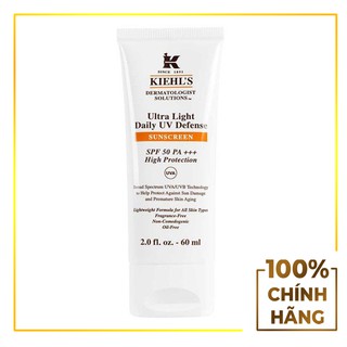 Kem Chống Nắng Kiehl's Ultra Light Uv Defense Sunscreen 60ml hàng nhập khẩu chính hãng
