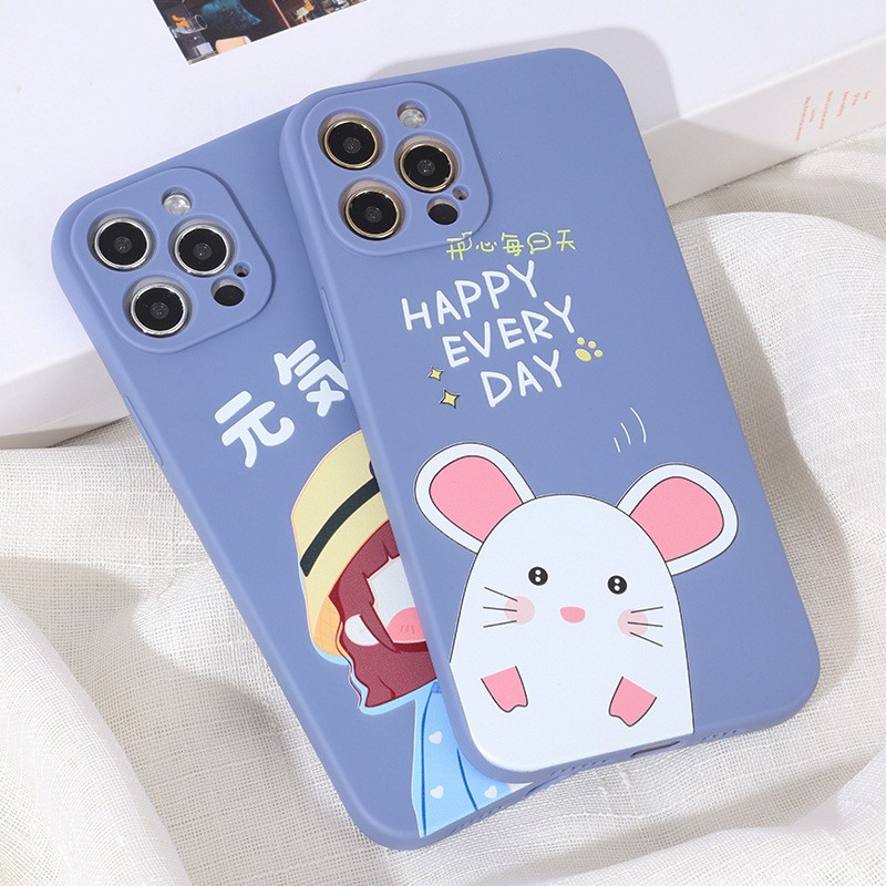 Ốp Lưng In Họa Tiết Cute Ôm Viền Máy Cho Iphone 12 Pro Max Đến 7Plus-ZUMI STORE