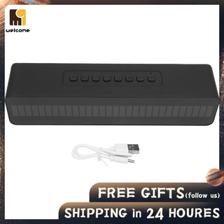 Welcomehome LED Bluetooth Speakers Long Battery Life Wireless Speaker Compact for Outdoor