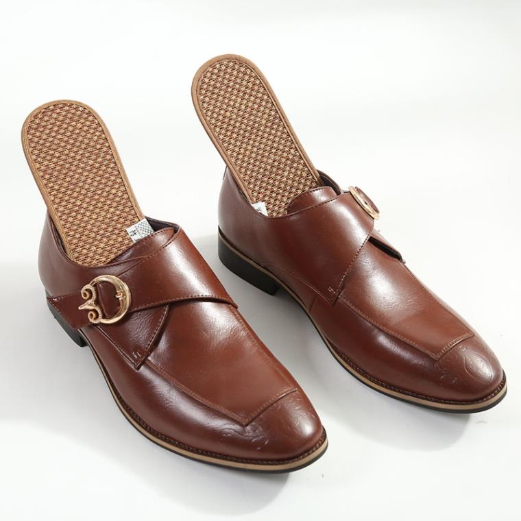 1 cặp lót giày công sở nam khử mùi sợi tre thoáng khí thấm mồ hôi êm chân chống trơn trượt