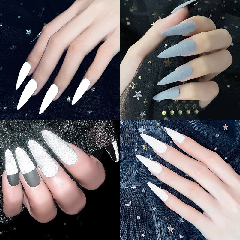 [Hàng mới về] Hộp bột kim tuyến phản quang trang trí móng tay