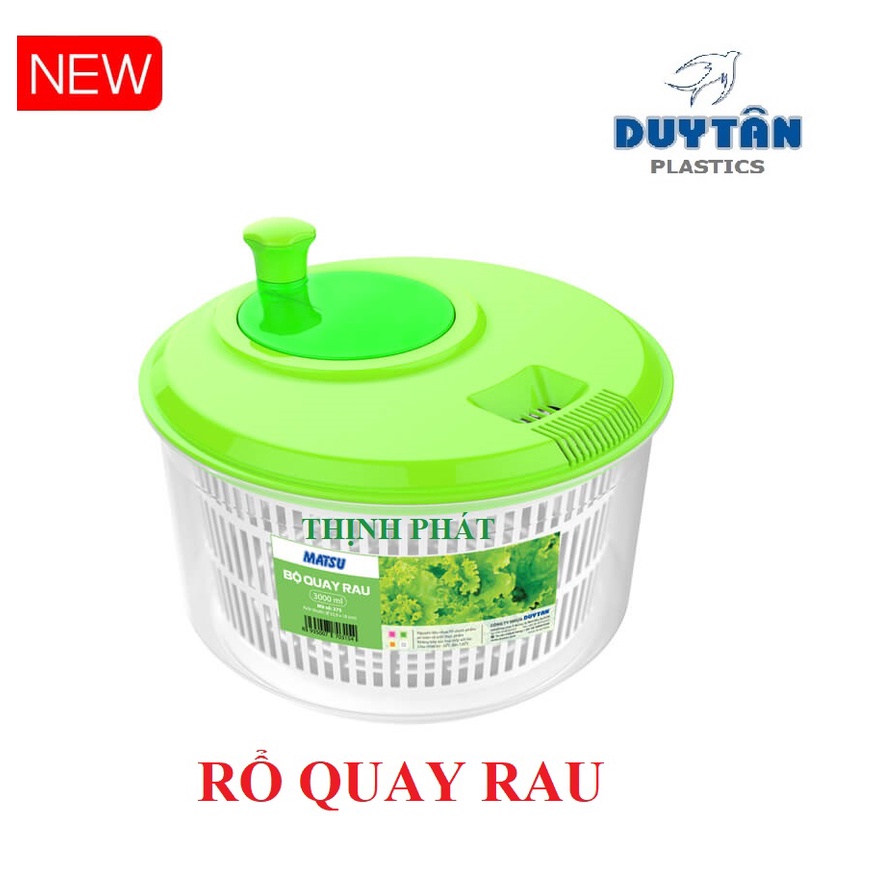 Rổ quay rau nhỏ Matsu Duy Tân - MÀU NGẪU NHIÊN