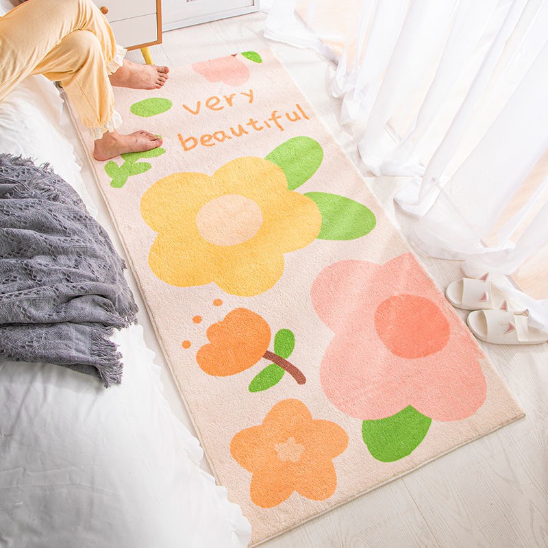 Thảm phòng ngủ hoạ tiết Hoa đơn giản
