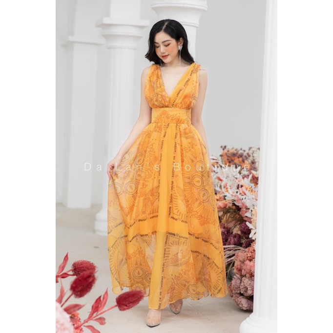 XẢ LỖ ĐẦM MAXI VOAN ĐI BIỂN THẢ DÁNG TIÊN CẢNH SIÊU HOT PU