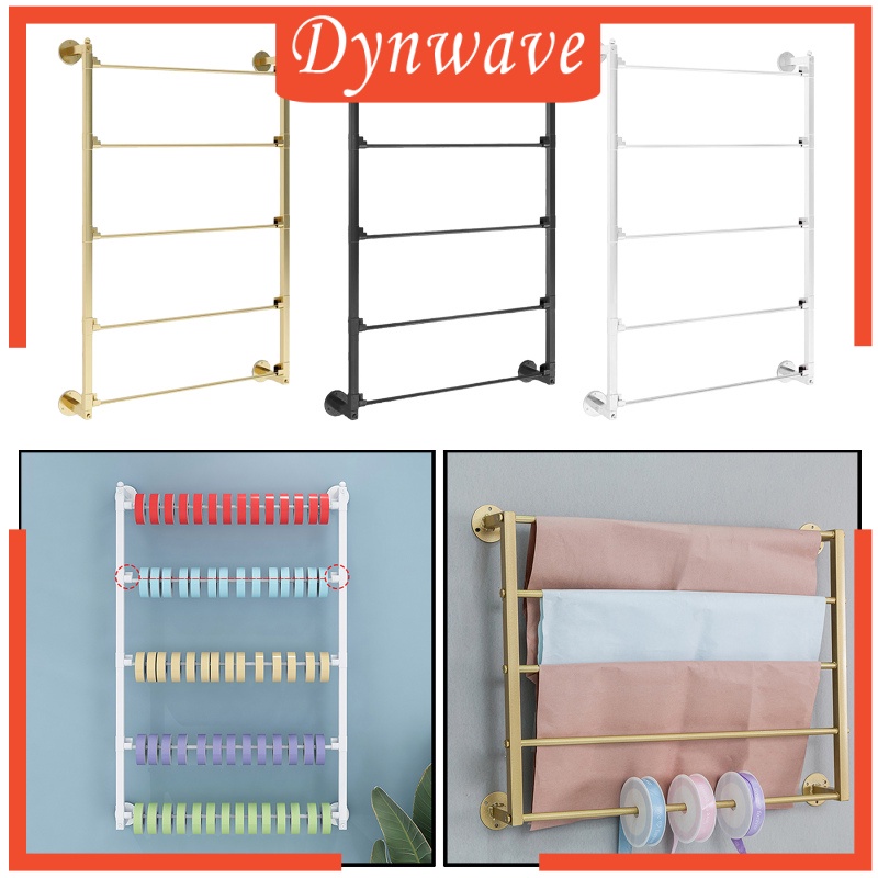 [DYNWAVE]Wall Mount Wire Spool Rack Ribbon Organizer Storage Display Key Holder