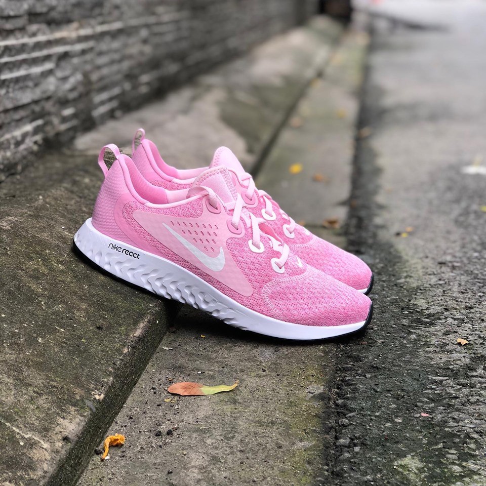 Giày Nike Nữ Chính Hãng 🔴FREESHIP🔴 Giảm 50k Khi Nhập Mã [NIKENU] Giày Nike Legend React Pink Auth Chạy Bộ