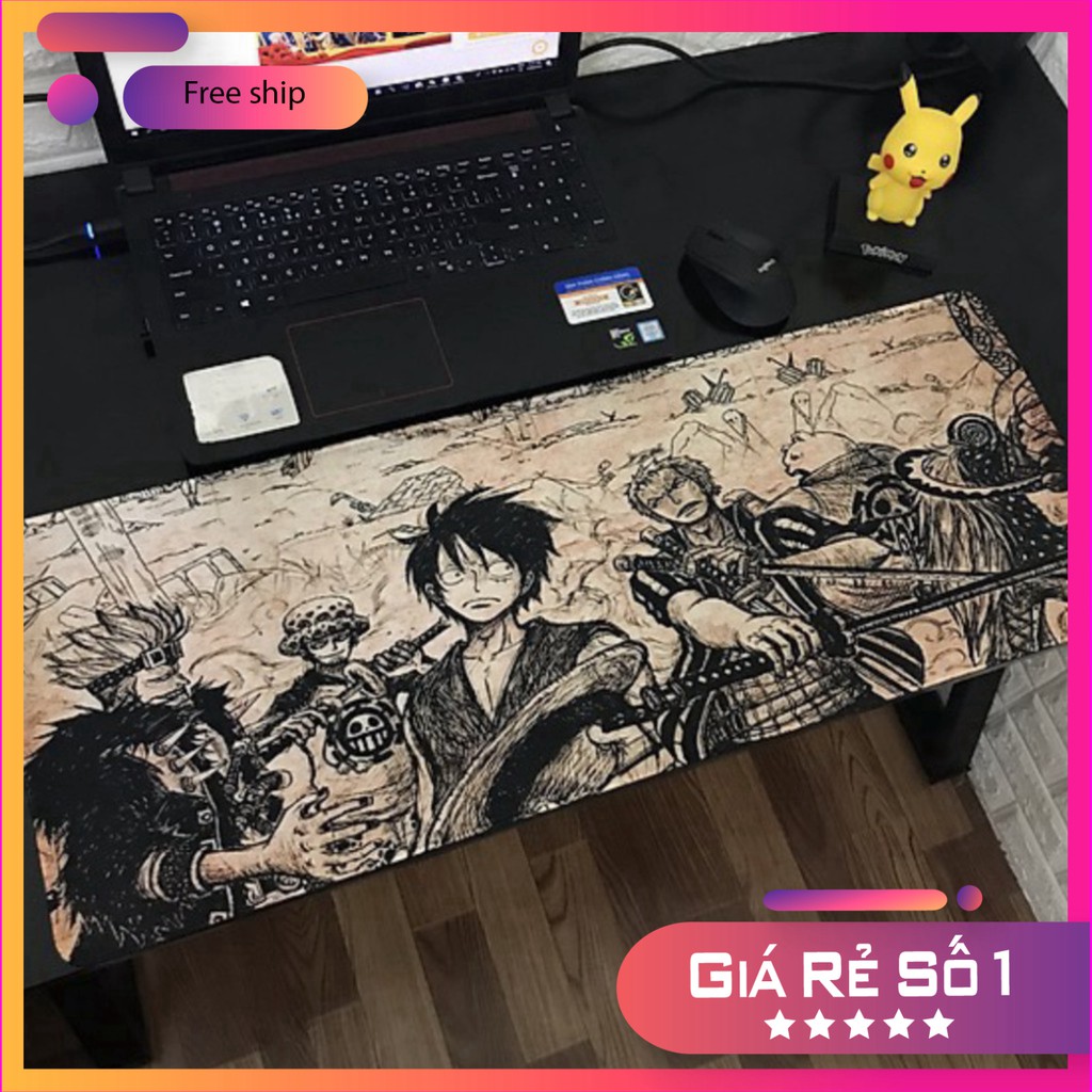 ((FREE SHIP)) FREESHIP Khổ lớn 30 x 80cm, bàn di chuột One Piece cao su chống nước GIÁ TỐT CHỈ CÓ Ở TIỆN ÍCH SHOP GIÁ TỐ