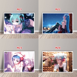 Tấm Postcard Cao Cấp Hatsune Miku