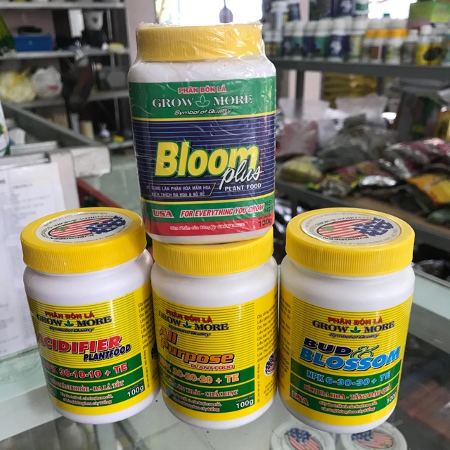 Bộ sản phẩm phân bón lá của Grow More