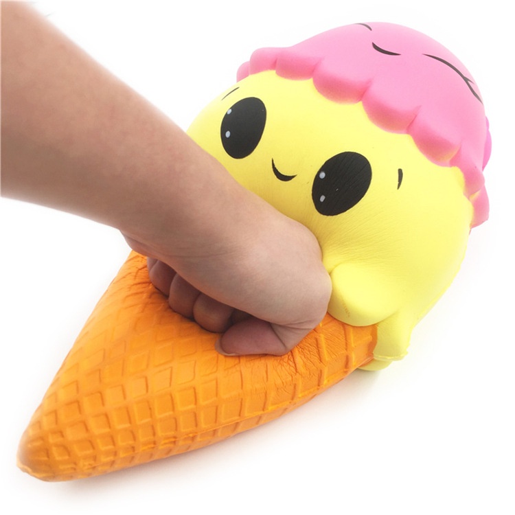 [35CM-ĐẠI KHỔNG LỒ] Squishy KEM ỐC QUẾ siêu mềm dẻo Đại Khổng Lồ Chính Hãng