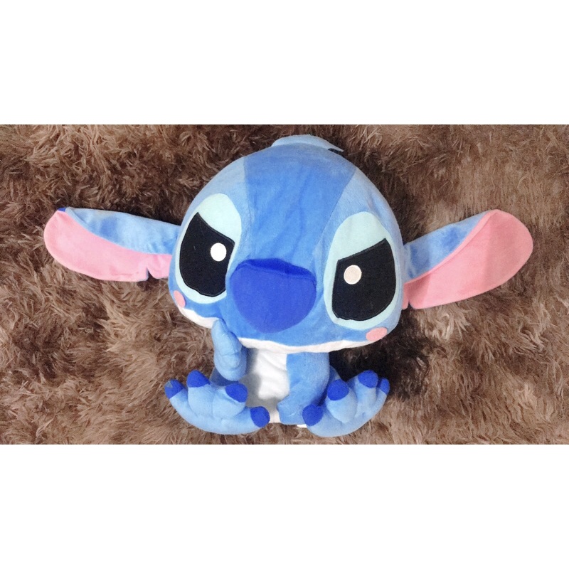 Gấu bông Stitch má hồng mặt quạo