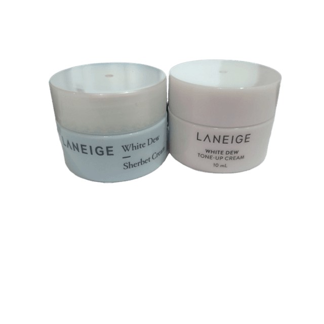 [HB GIFT] Combo dưỡng trắng da Laneige White Dew Tone-up Cream 10ml & Sherbet