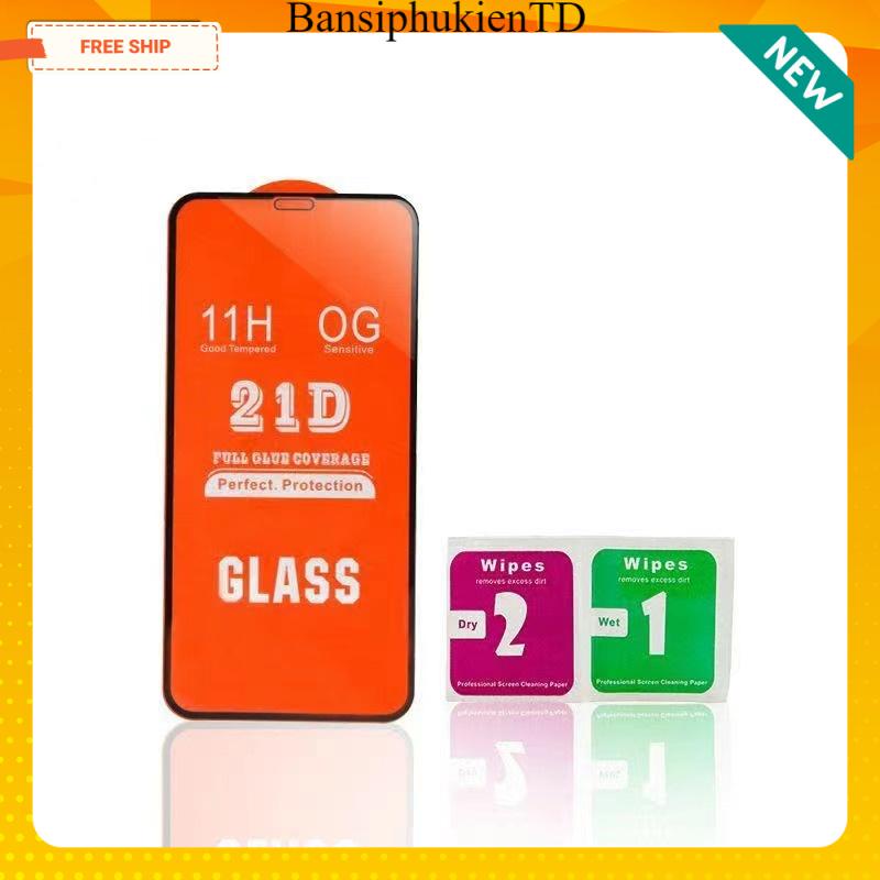 Kính Cường Lực Full keo iPhone 14, 13 , 13 Pro Max , 12 , 12 Pro Max , 11 , 11 Pro Max , Xs , Xs Max Siêu Bền, Siêu Cứng