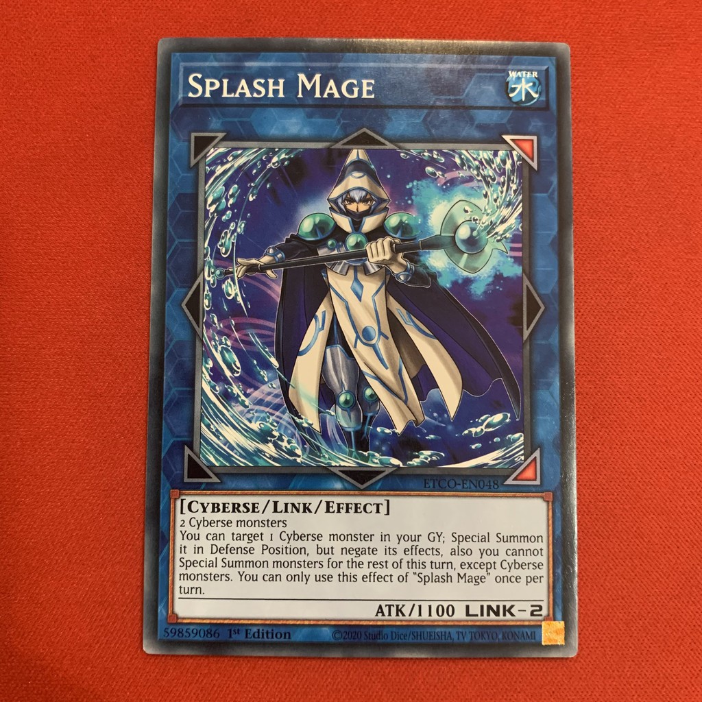 EN]Thẻ Bài Yugioh Chính Hãng] Splash Mage