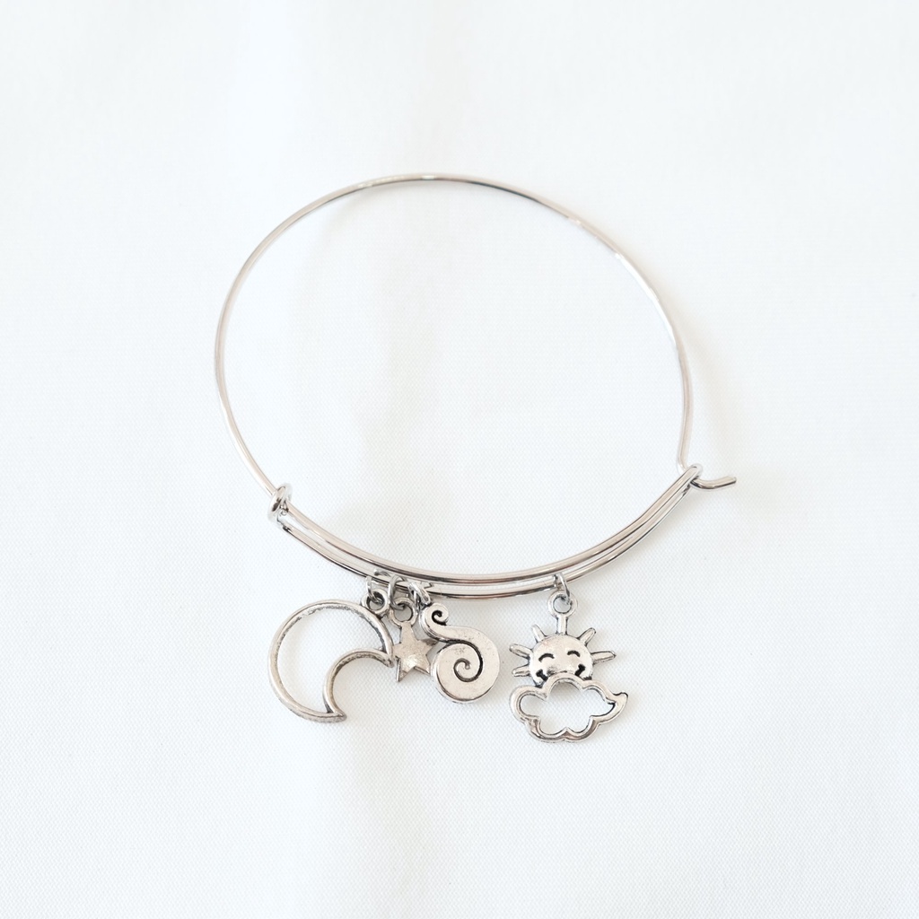 Lắc tay nữ bạc 925 thời trang, vòng tay nữ bạc kèm charm