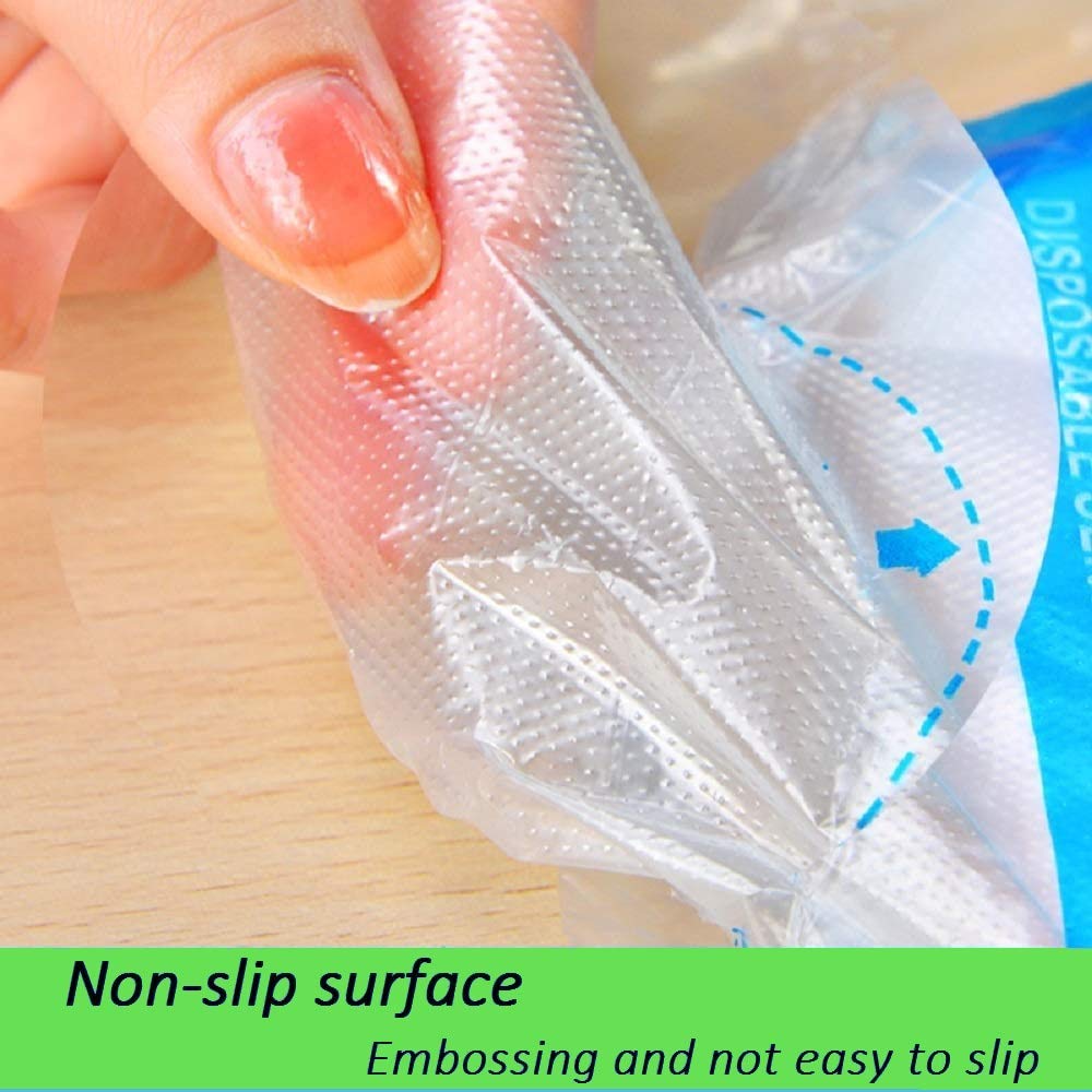 Set 50 / 100 Găng Tay Nhựa Plastik Pakai Buang Dùng Một Lần