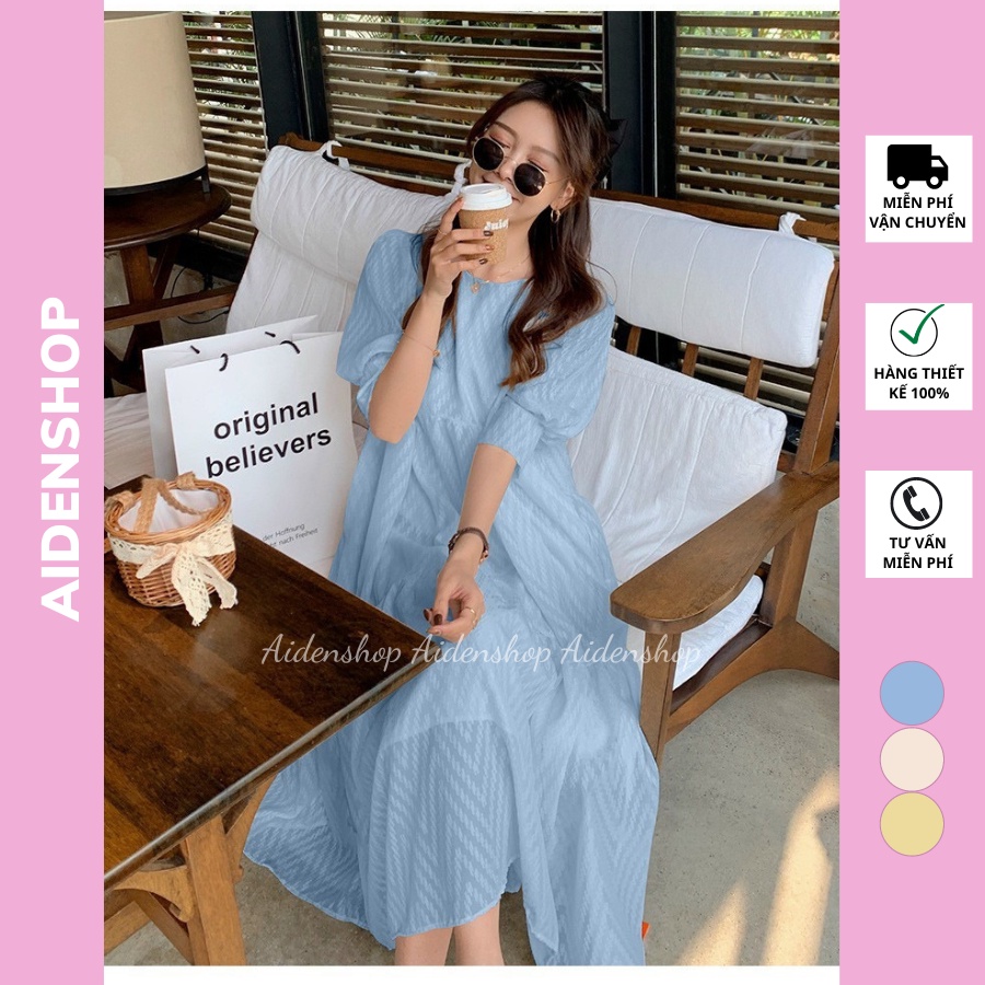 Váy bầu đẹp thời trang Aidenshop đầm bầu thiết kế sang chảnh đi tiệc