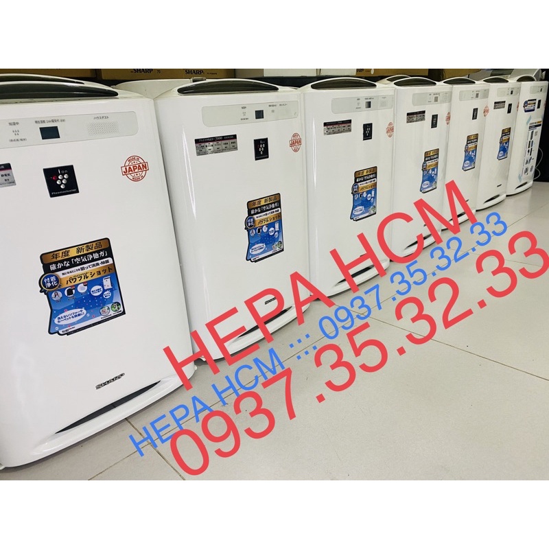 máy lọc không khí sharp kc-a50/500y/50.. có tạo ẩm ( cs lọc 38m2 )