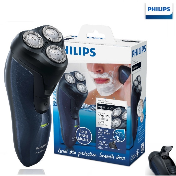 Máy cạo râu cao cấp Philips AT620 - Loại pin: NiMH - Lưỡi cắt CloseCut