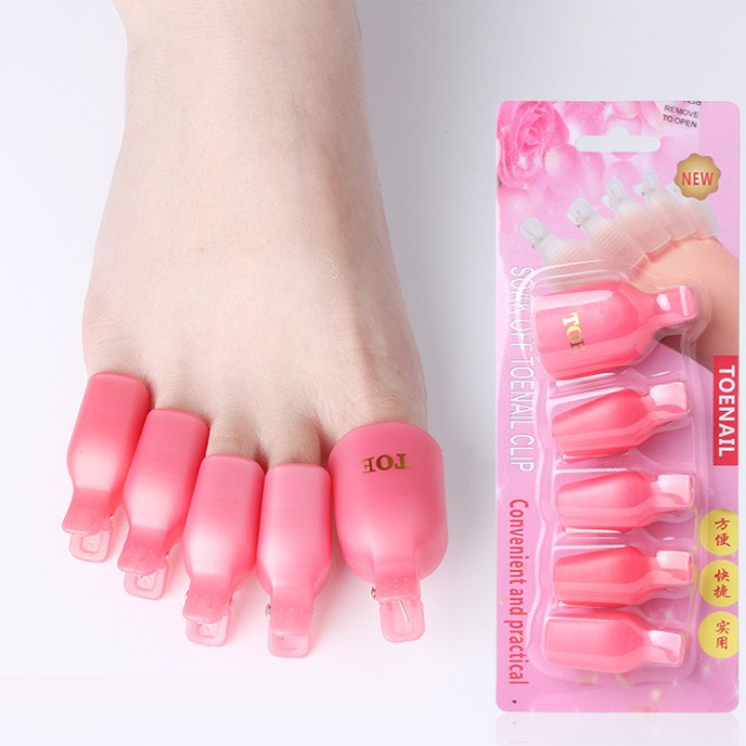 Sét 5 chiếc Kẹp ủ ngón chân chăm sóc móng làm nail mi shop kdlatus