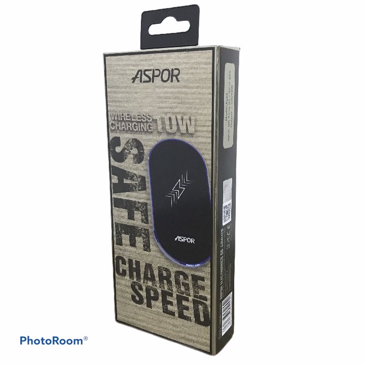 ✨A522 - 10W✨ Đế Sạc Nhanh ASPOR Cho IPhone 11 Pro Xs Max X Xr/Samsung S20 Xiaomi Mi Thiết Kế Không Dây 10W Qi Cổng USB