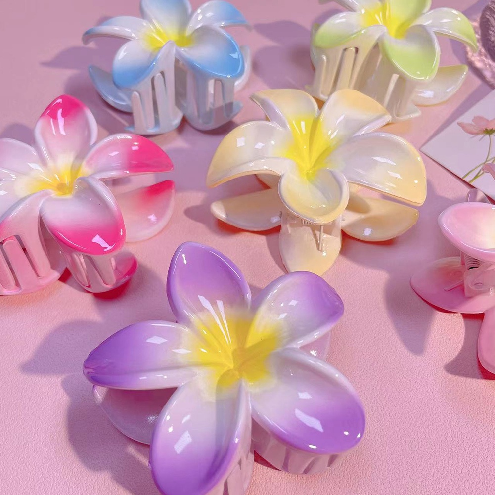 Kẹp Tóc Hình Bông Hoa/ Cá Mập Màu Sắc Ngọt Ngào Thời Trang Cho Nữ