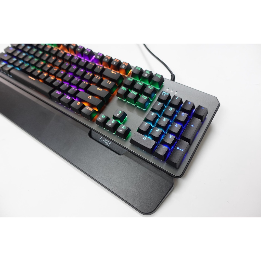 Bàn phím cơ Gaming G-NET K68 led, bàn phím cho game thủ, phím bấm nhạy, siêu bền - Hàng chính hãng