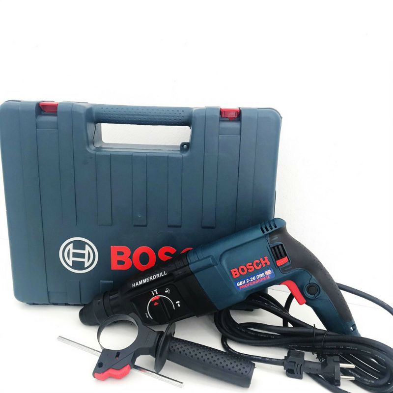 Máy khoan bê tông Bosch 2-26 - 1000W cam kết dây đồng 100% phụ kiện đầy đủ nguyên hộp và cam kết hàng như hình ảnh