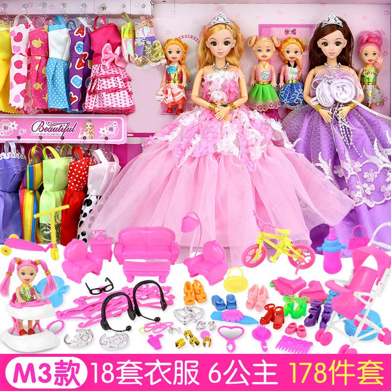 Bộ Đồ Chơi Ngôi Nhà Búp Bê Barbie Chất Lượng Cao