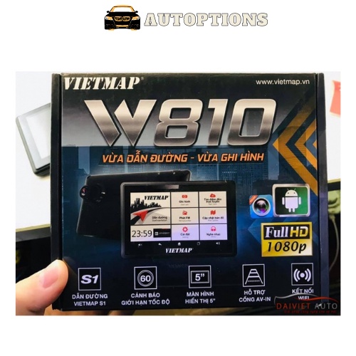 VietMap W810 - Camera Hành Trình Ô Tô Hệ Điều Hành Adroid Tích Hợp Màn Hình Dẫn Đường ( Vietmap S1 ) Tặng Thẻ Nhớ 32Gb | BigBuy360 - bigbuy360.vn