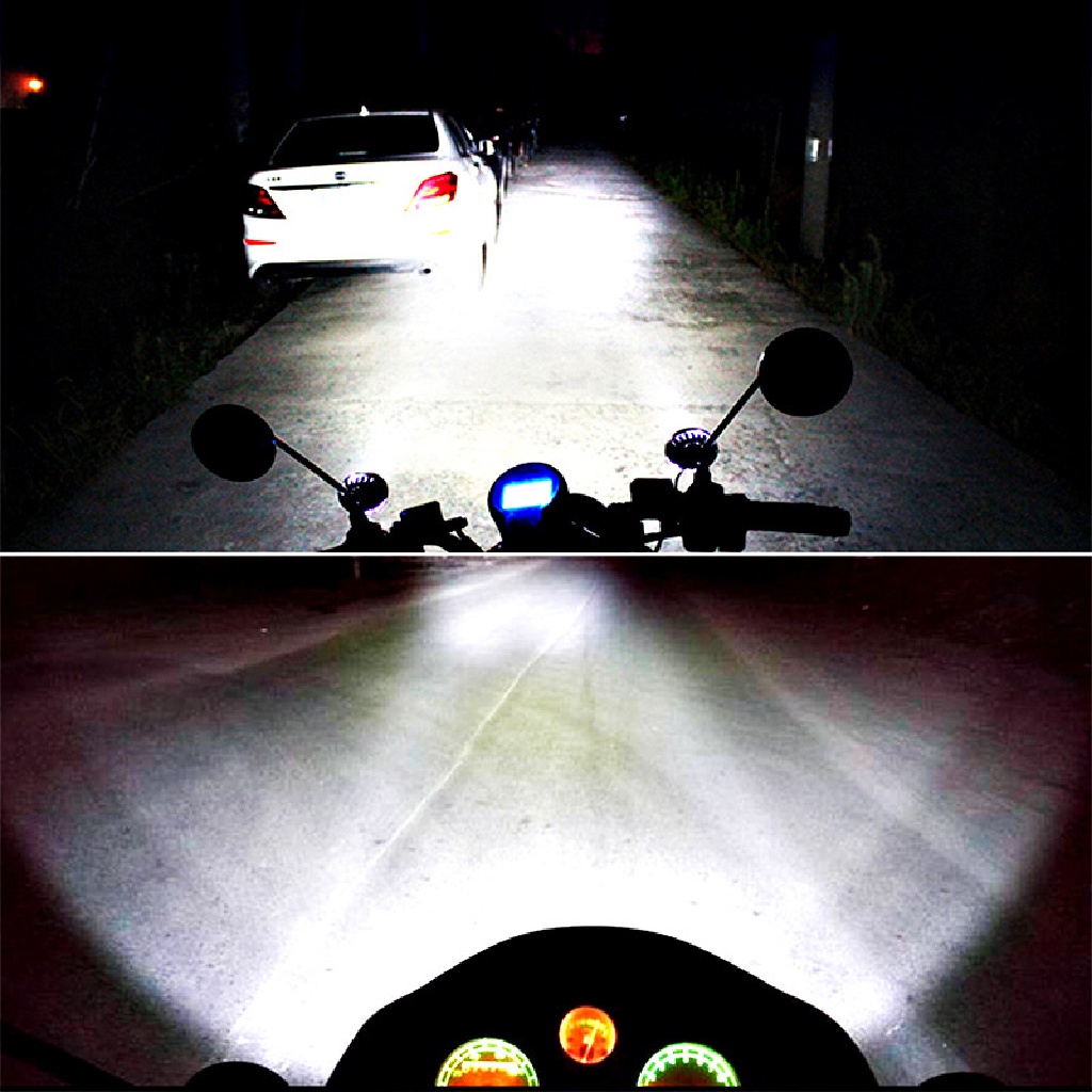 Bộ 2 Đèn Pha Chống Sương Mù 6 LED 12V-85V Cho Xe Mô Tô
