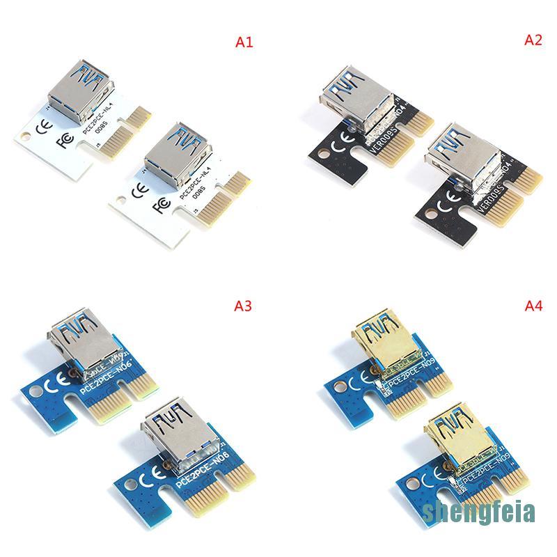 Set 2 Card Đồ Họa Pci-e 1x Sang 16x Pci-e 1x Thẻ