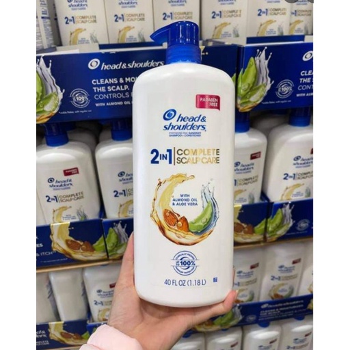 Dầu Gội Xả 2in1 Head &amp; Shoulders Complete Scalp Care 1.18 lít - USA